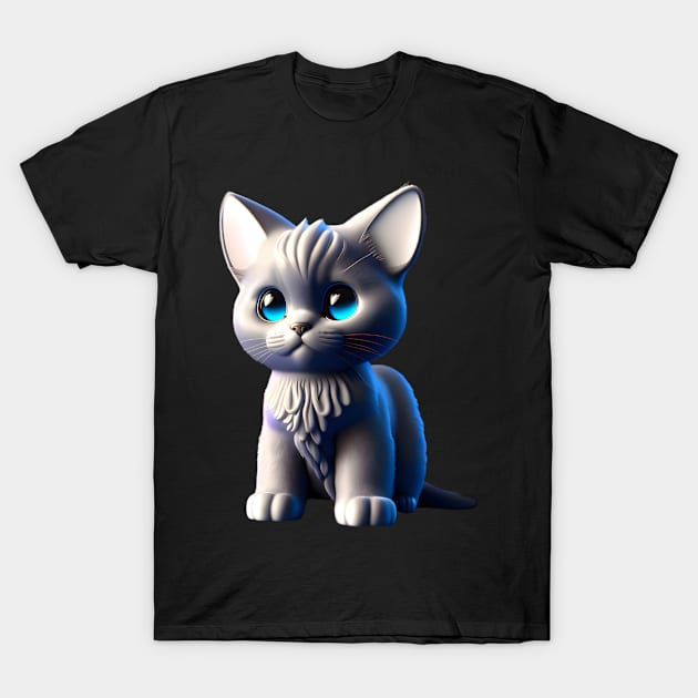 Adorable, Cool, Cute Cats and Kittens 6 T-Shirt by The Black Panther